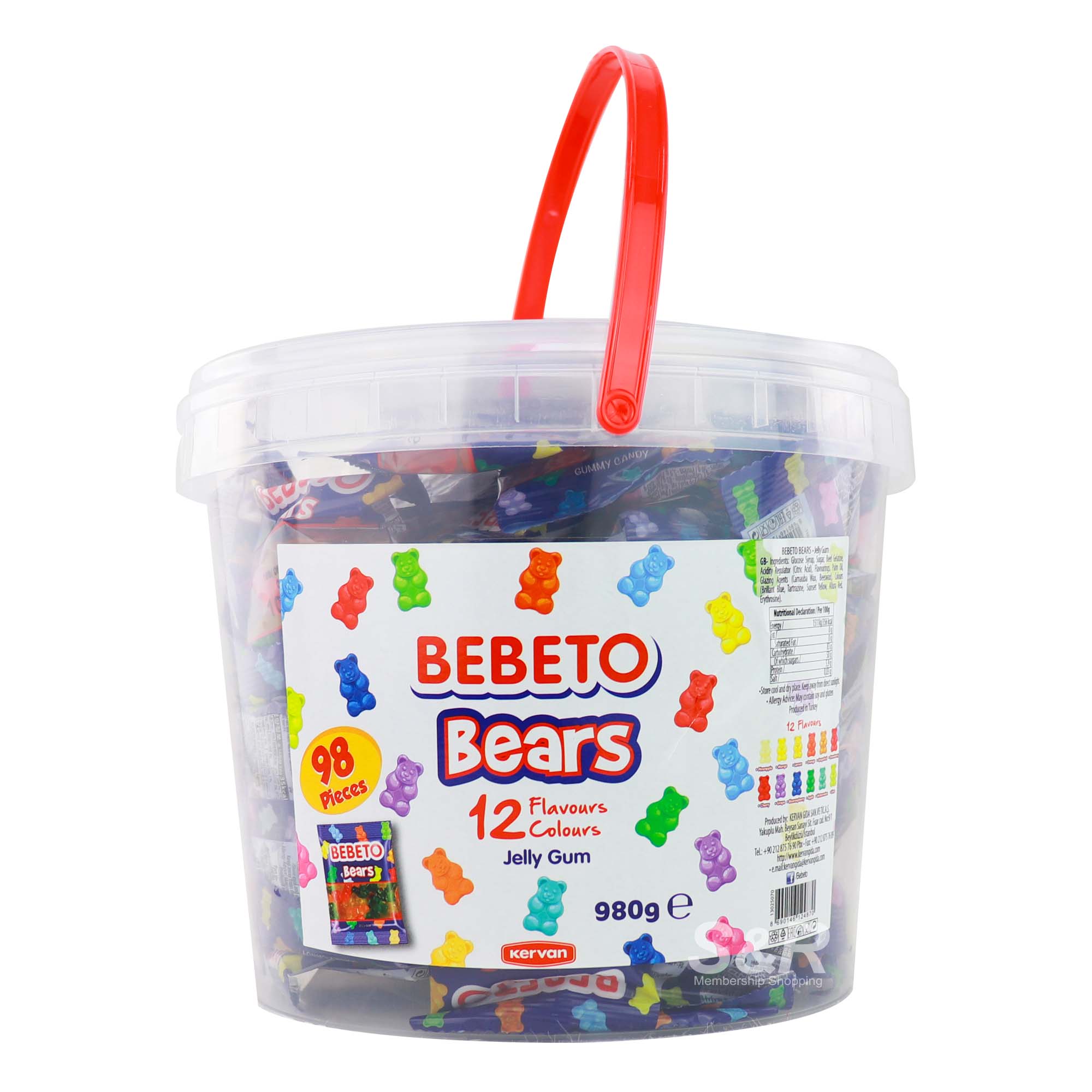 Bebeto Bears Jelly Gum 980g